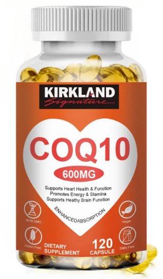 KIRKLAND COQ10 Coenzyme Q10 600mg 120 kapsul